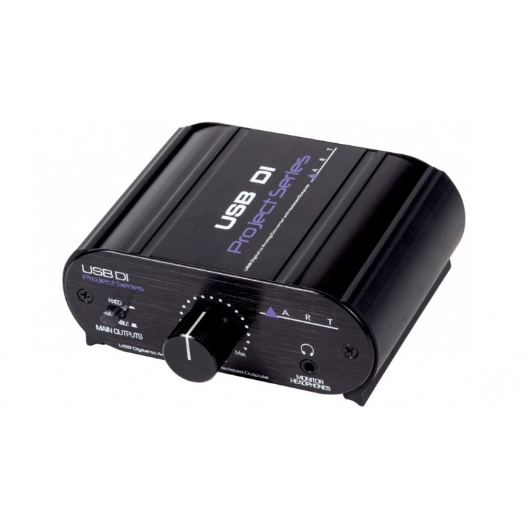 ART USB Di-Box, interface Jack/XLR