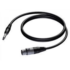 ProCab XLR hun > Jack stereo - balanceret kabel 1,5 m