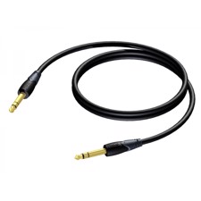 ProCab kabel stereo Jack > jack 1,5 meter