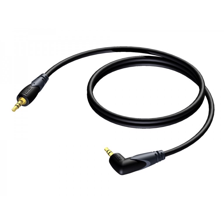 ProCab Minijack han stereo > Minijack vinkel han 3 m