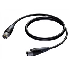 ProCab DMX-AES digital audio kabel 3 pol XLR 5 meter
