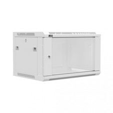 Caymon rack til vægmontering 450 mm dyb, 6 unit, Hvid