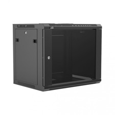 Caymon rack til vægmontering 450 mm dyb, 9 unit, Sort