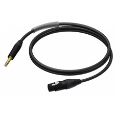 ProCab kabel Neutrik XLR hun > Jack stereo - 25 cm